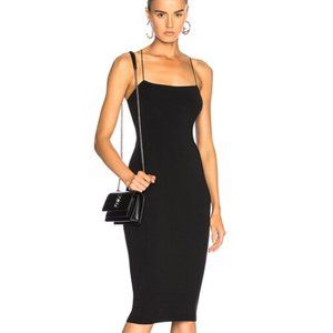 Alexander Wang.t Black Strappy Cami Tank Dress